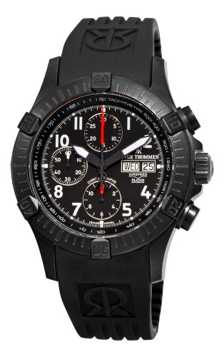 Revue Thommen Air Speed Chronograph Automatic Black Dial Mens Watch 160716874 1080$