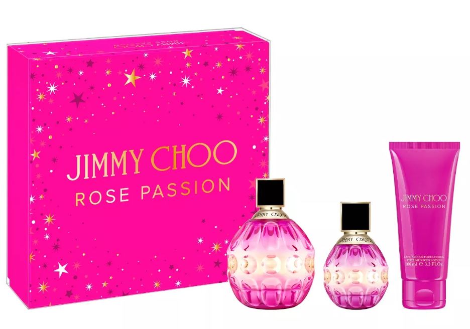 Jimmy Choo Ladies Rose Passion Gift Set Fragrances 3386460144162 50$
