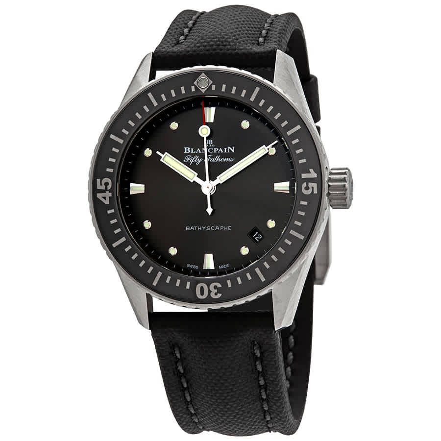 Blancpain Fifty Fathoms Bathyscaphe Automatic Mens Watch 5100B 1110 B52A 8750$