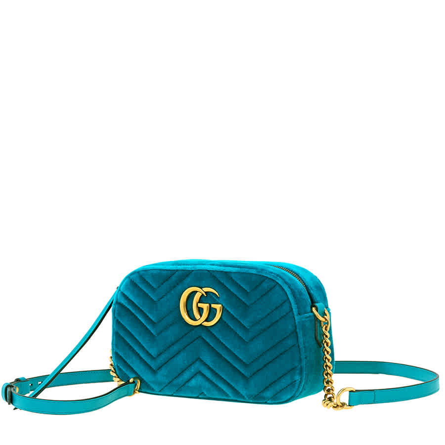 Gucci Gg Pattern Nylon Made In Italy Gold Leather Shoulder Bag | IUCN Water