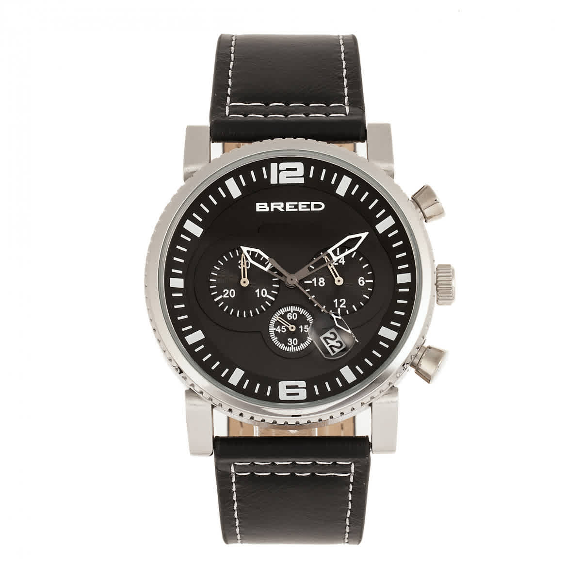 Breed Ryker Chronograph Black Dial Mens Watch 8202