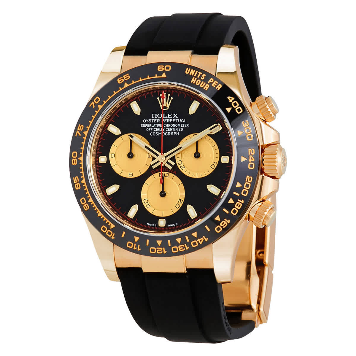 Rolex Cosmograph Daytona Chronograph Automatic Mens Oysterflex Watch 116518BKCSR