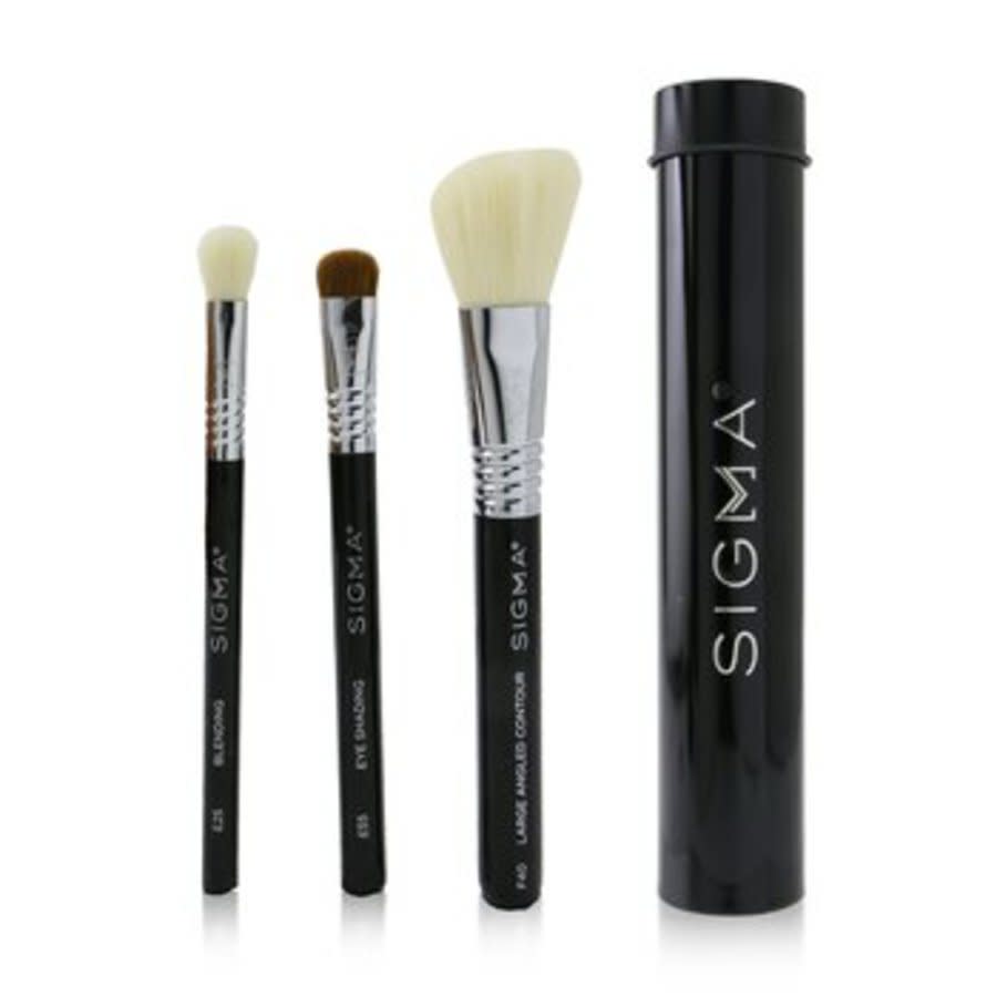 SIGMA Beauty Ladies Essential Trio Brush Set Black Tools Brushes 811425031766 25$