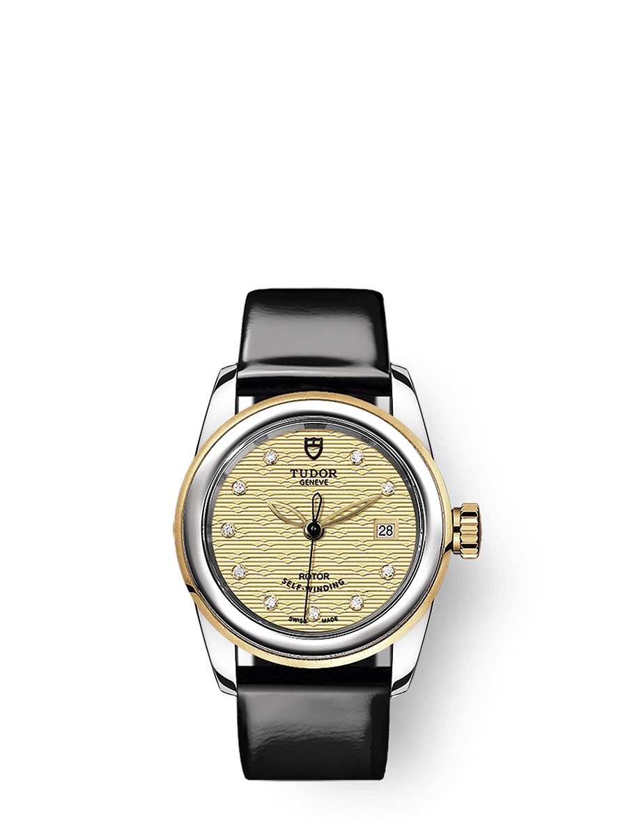 Tudor Glamour Date Automatic Diamond Ladies Watch 51003-0021