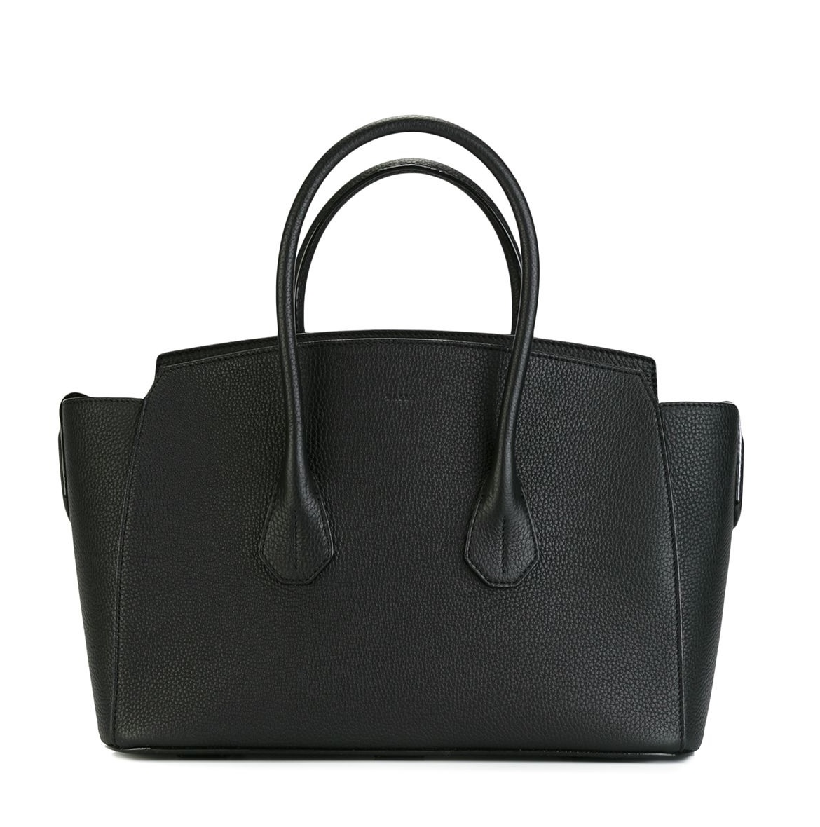 Bally Sommet Medium Black Grained Leather Tote | ModeSens