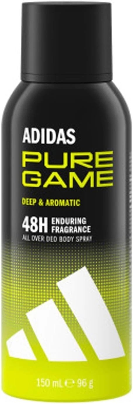 Adidas Mens Adidas Pure Game Body Spray 50 oz Fragrances 3616307110778 8$