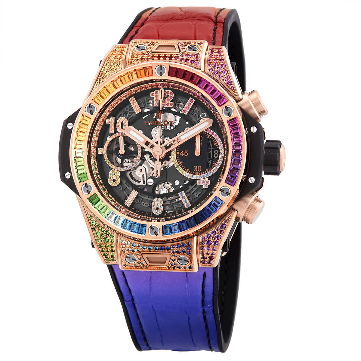 Hublot Big Bang Unico King Gold Rainbow Automatic Mens Watch 441OX9910LR0999 71245$