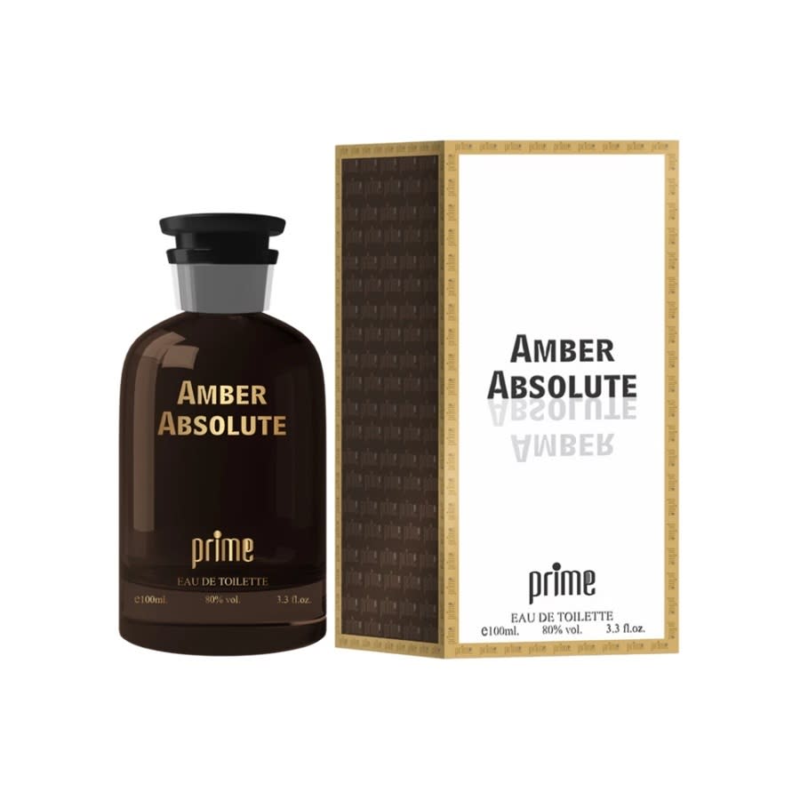 Prime Collection Mens Amber Absolute EDT Spray 3.3 oz Fragrances 3587925403545