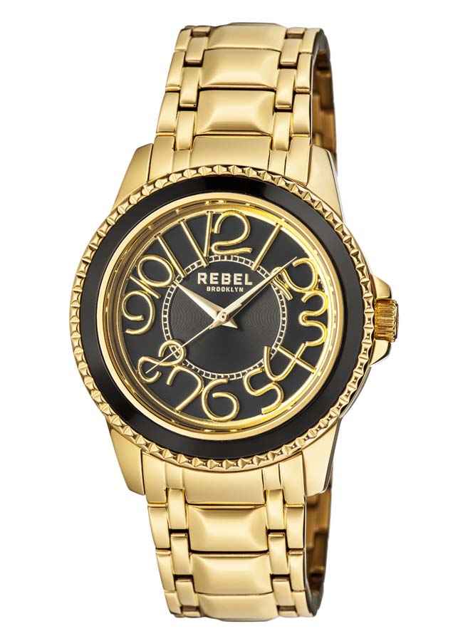 Rebel Williamsburg Black Dial Mens Watch RB107-9078