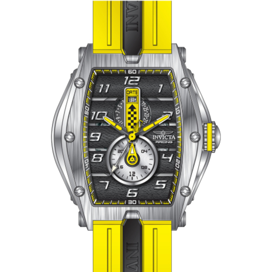 Invicta Invicta Racing GMT Quartz Black Dial Men's Watch 47383 | eBay