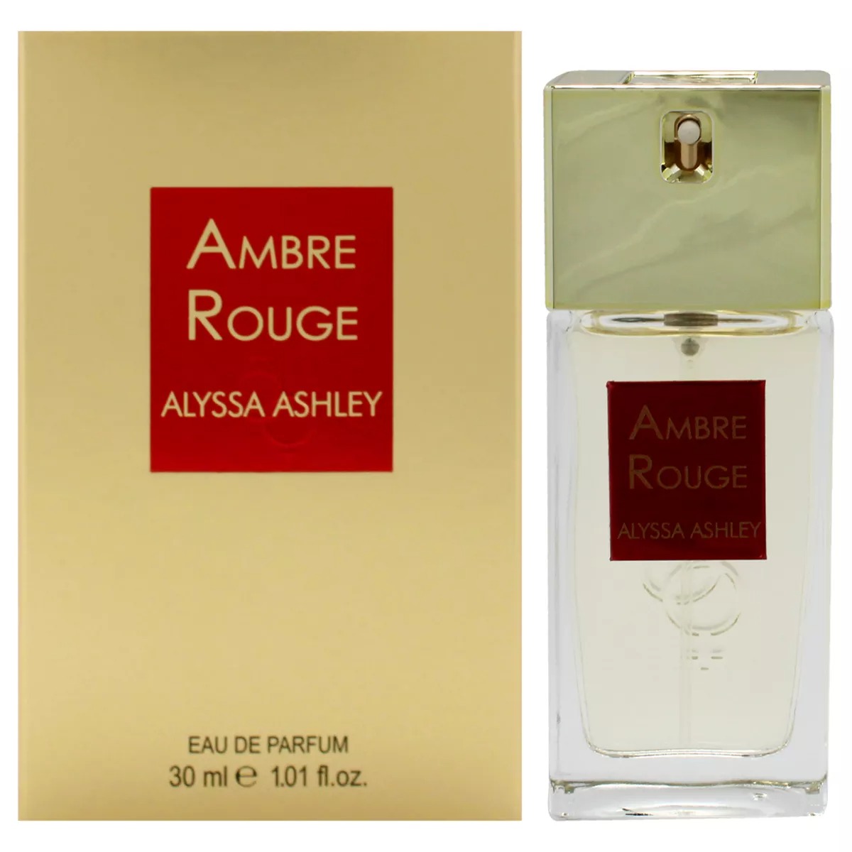 Alyssa Ashley Unisex Ambre Rouge EDP Spray 1.0 oz Fragrances 3495080222034