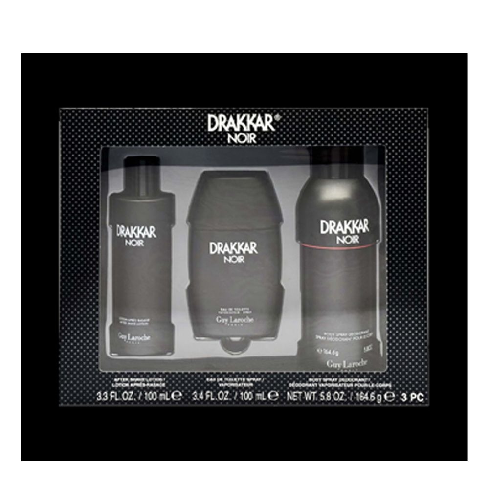 Guy Laroche Mens Drakkar Noir Gift Set Fragrances 608940587775 35$