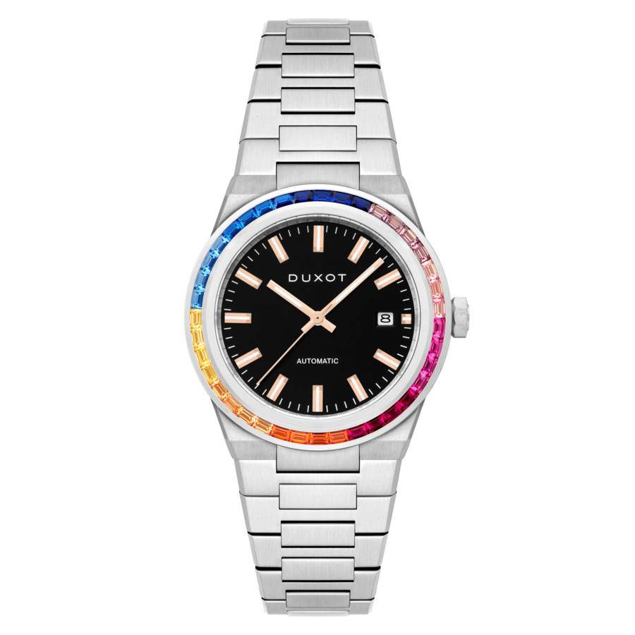 Duxot Alicante Rainbow Black Dial Mens Watch DX-2075-44 229$