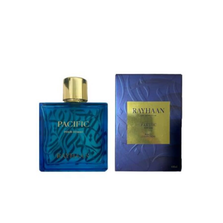 Rayhaan Mens Pacific EDP Spray 3.38 oz Fragrances 6298044138740