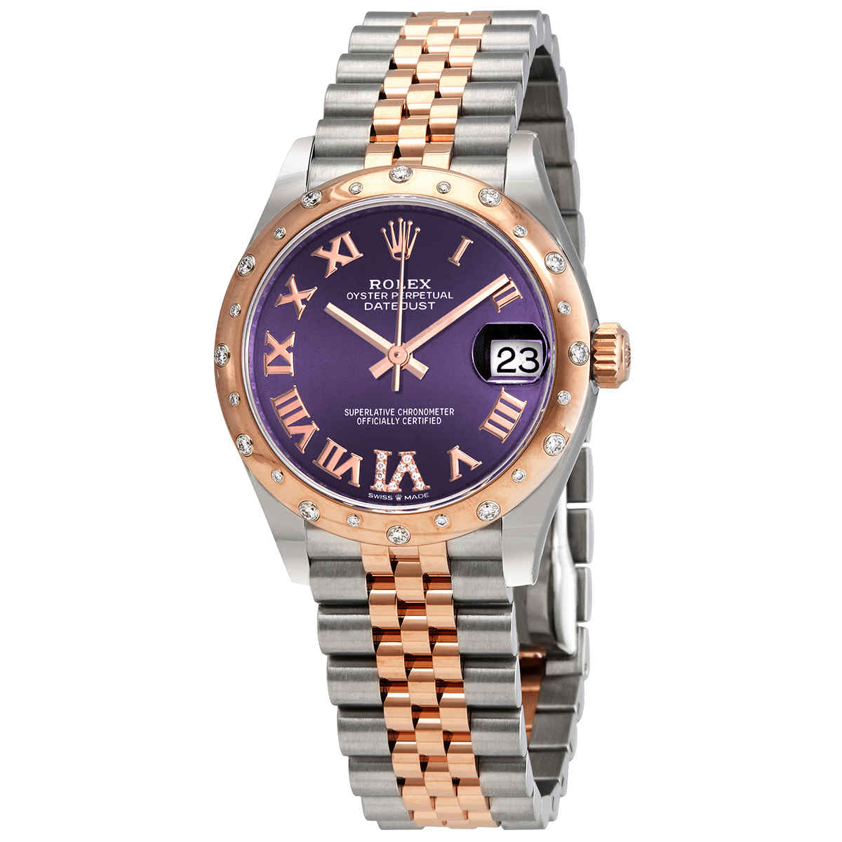 rolex datejust cream dial
