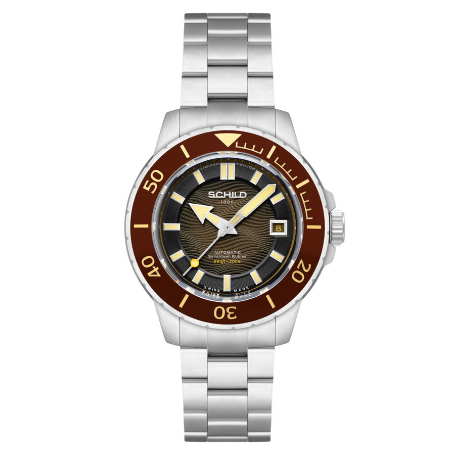 Schild Hermann Automatic Brown Dial Mens Watch SC-1016-44 440$