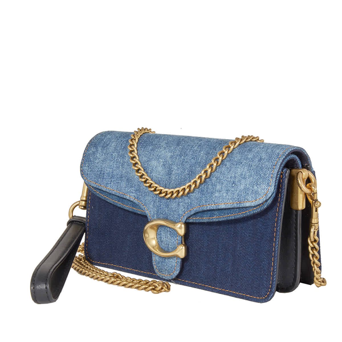 Coach denim crossbody clearance