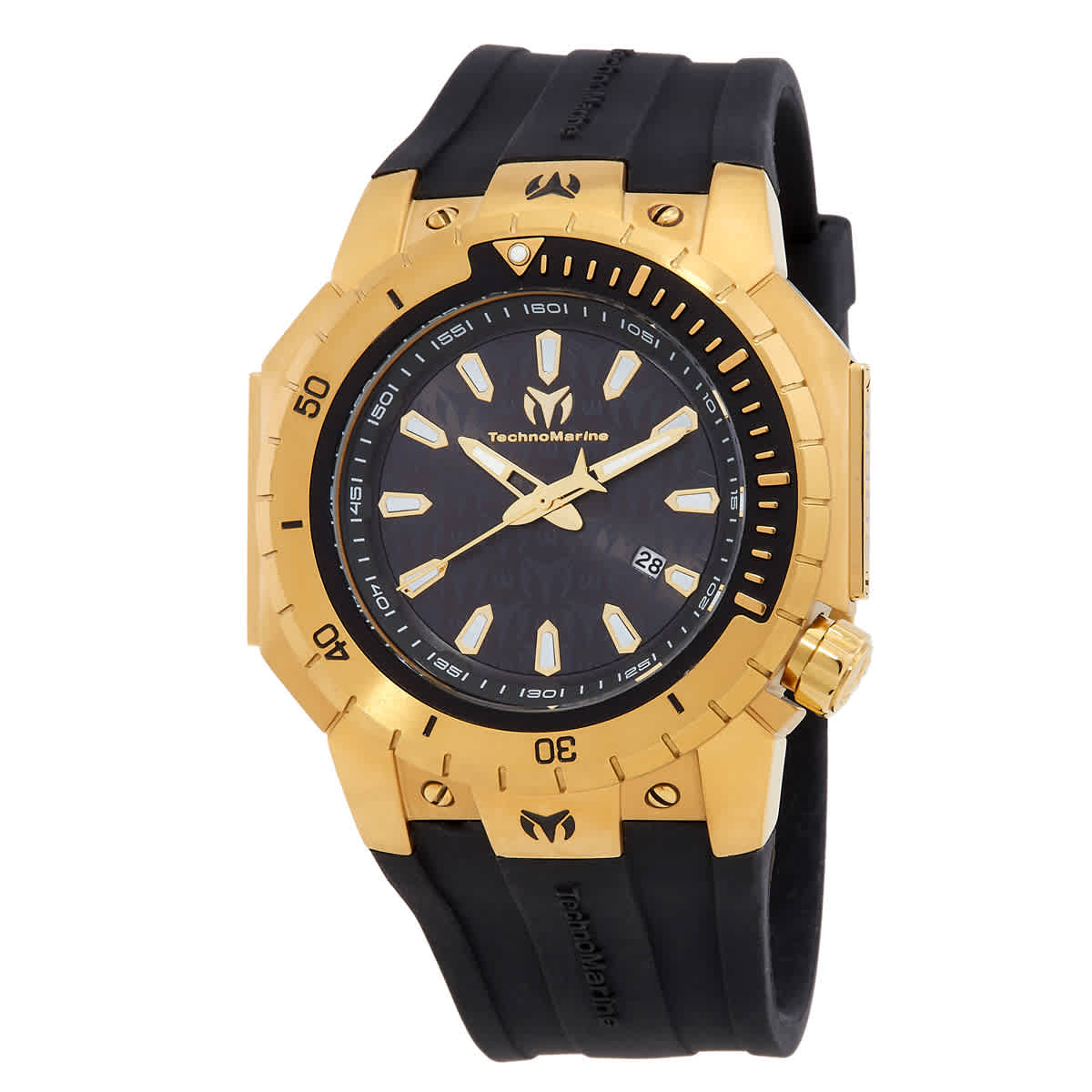 Technomarine Manta Sea Quartz Black Dial Mens Watch TM-224011