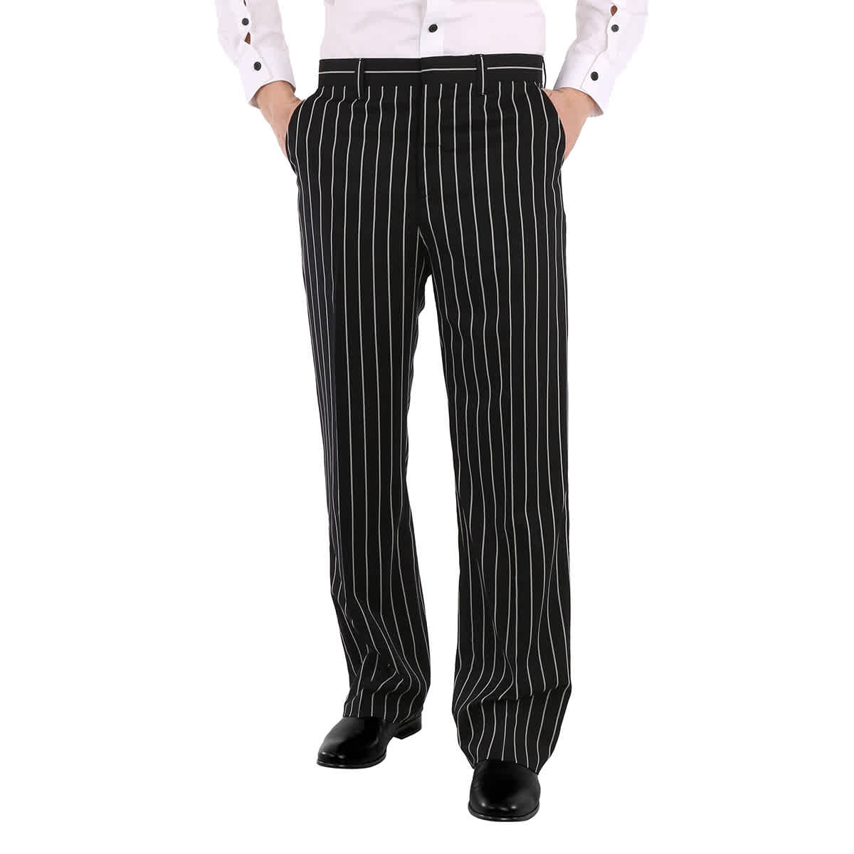 Burberry wide leg trousers deals