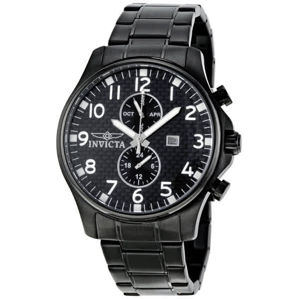 Invicta II Collection Black Dial Black Ion-Plated Mens Watch 0383 63$