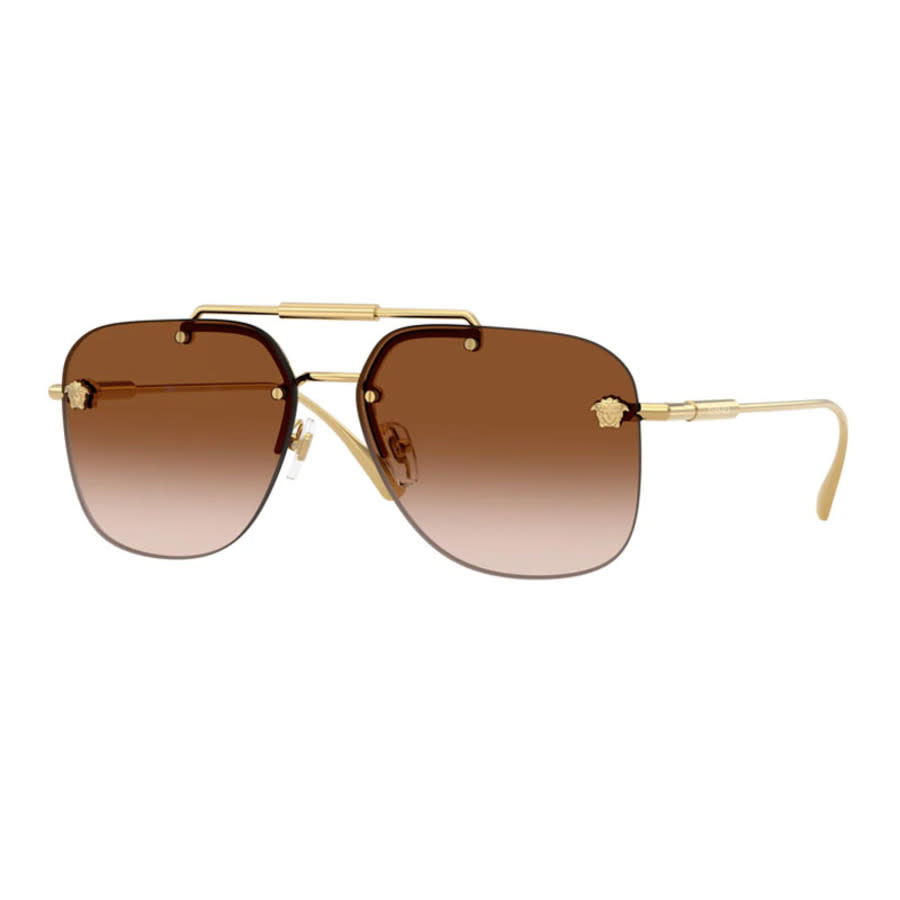 Versace Woman Sunglass VE2296 -  Frame color: Gold, Lens color: Brown Gradient