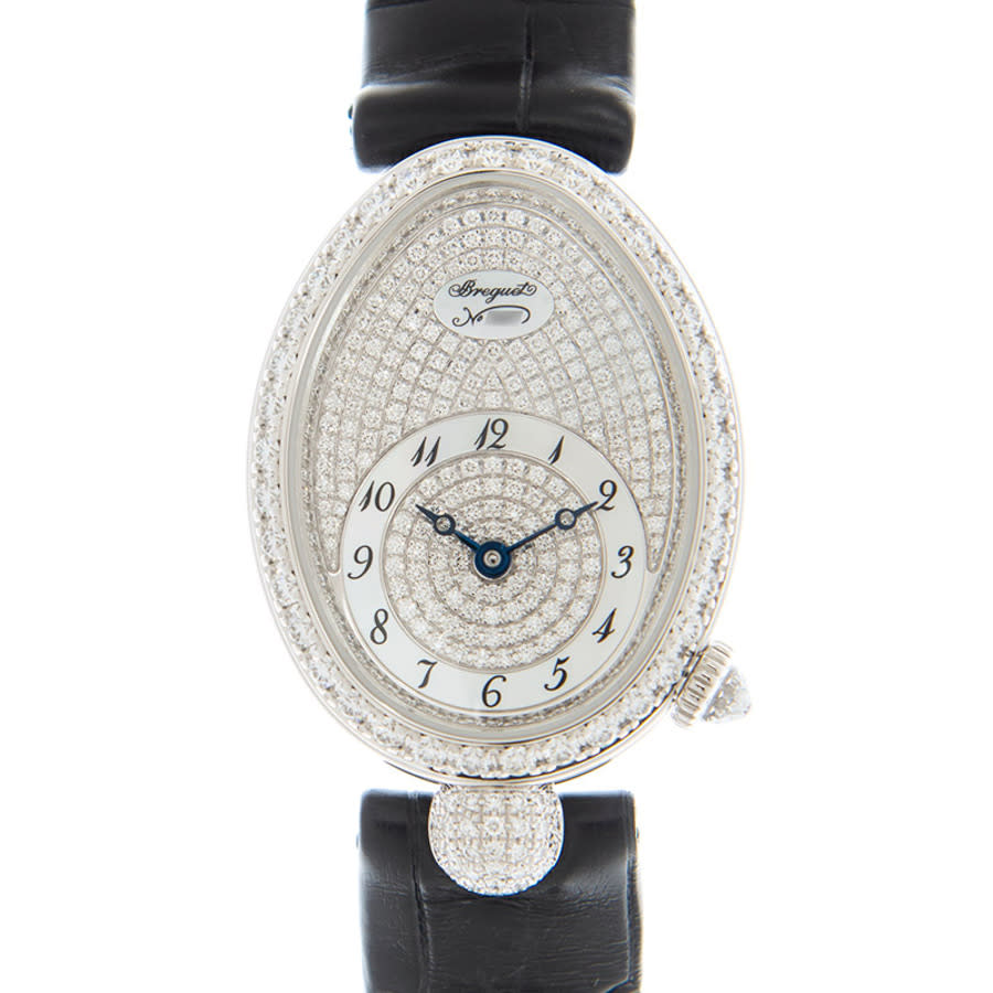 Breguet Reine De Naples Automatic Diamond Silver Dial Unisex Watch 8928BB8D944DD0D3L 48000$