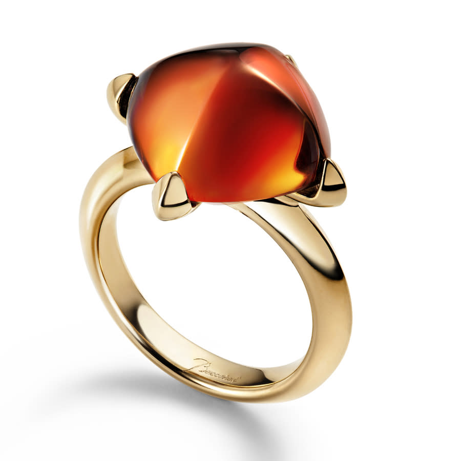 Baccarat Medicis Tangerine Crystal Ring Size 55 2612763 140$