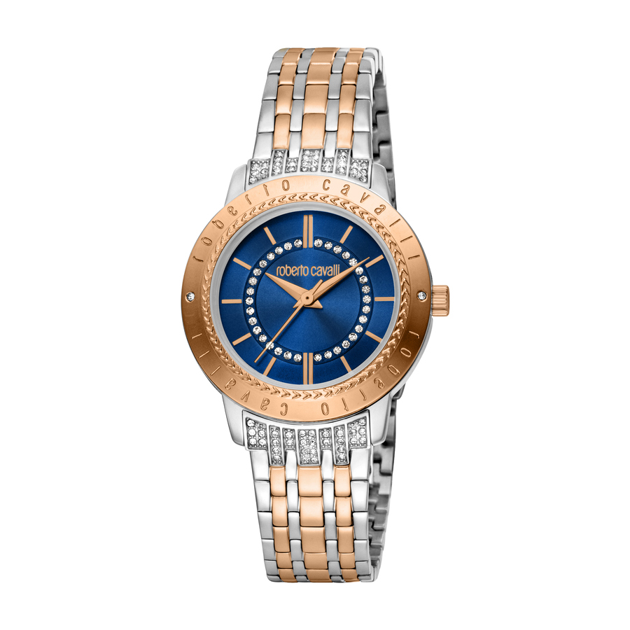 Roberto Cavalli Fashion Watch Quartz Blue Dial Ladies Watch RC5L030M0105 275$
