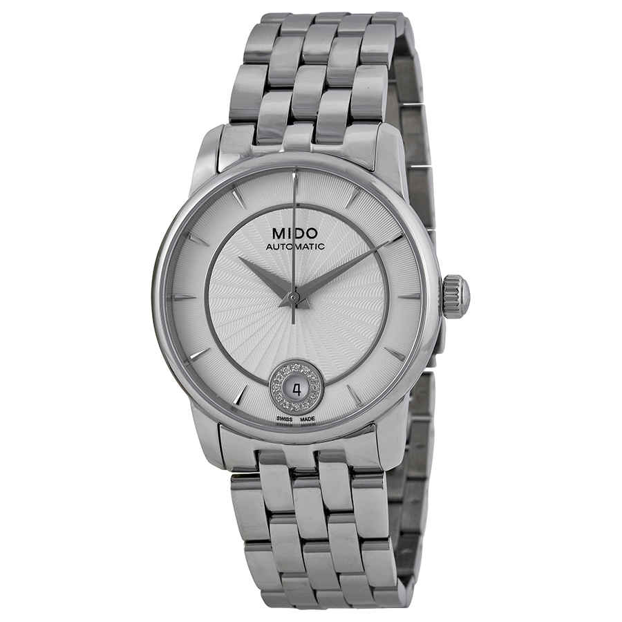 Mido Baroncelli Silver Dial Ladies Watch M0072071103600