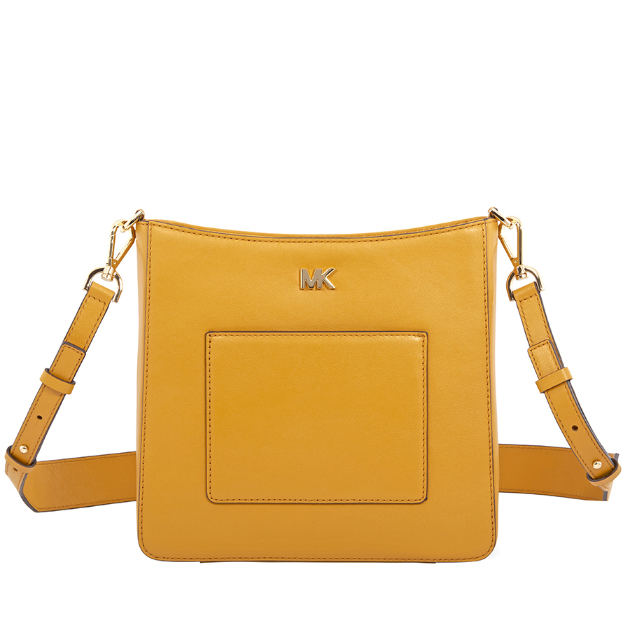 Michael Kors Gloria Leather Messenger 