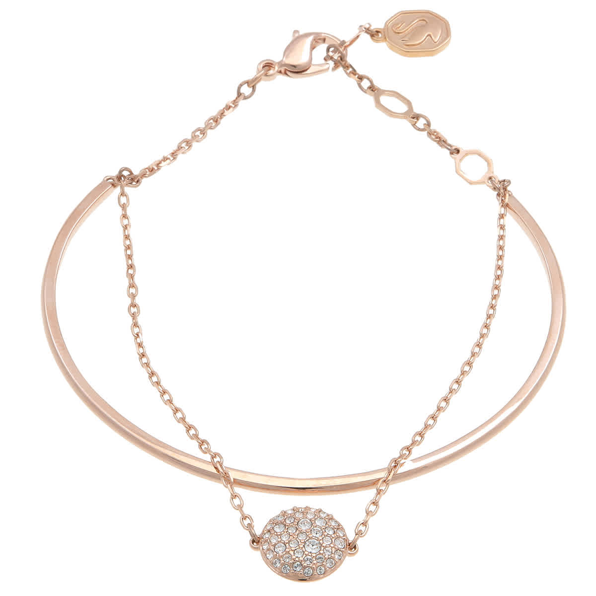 SWAROVSKI バングル Meteora ローズゴールド Swarovski Meteora Rose Gold-Tone Bangle Bracelet | eBay