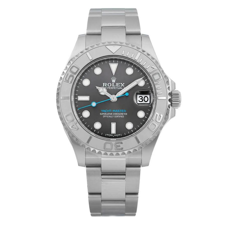Preowned Rolex YachtMaster Automatic Chronometer Grey Dial Unisex Watch 268622 GYSO