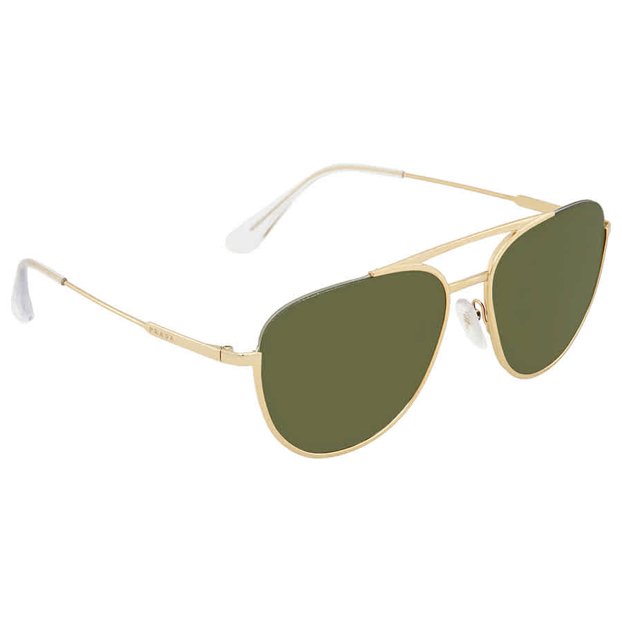 Prada Green Aviator Sunglasses PR 50US 5AK1I0 56 PR 50US 5AK1I0 56 | eBay