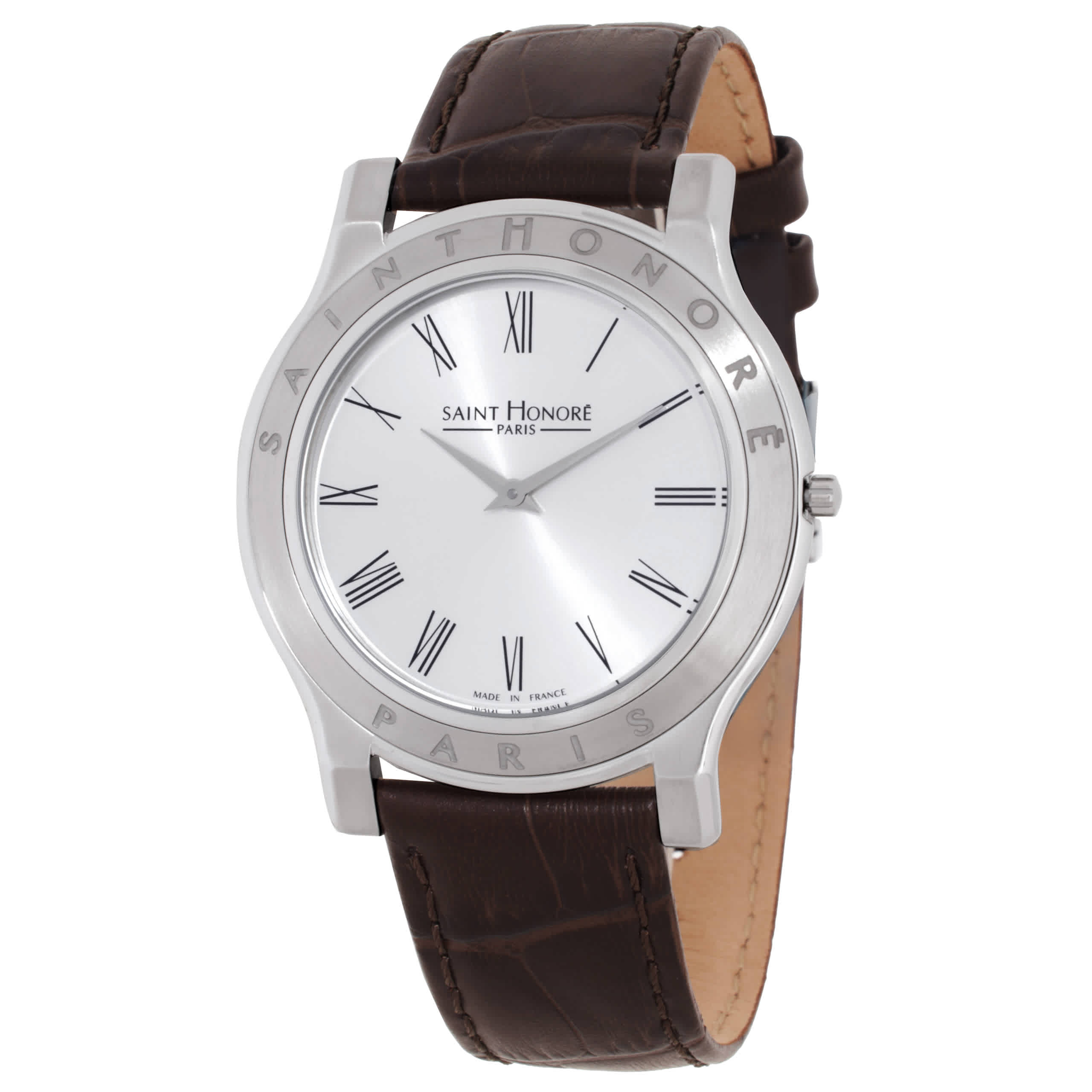 Saint Honore Paris Deauville Quartz Silver Dial Mens Watch H SH VI826001 1AR 320$