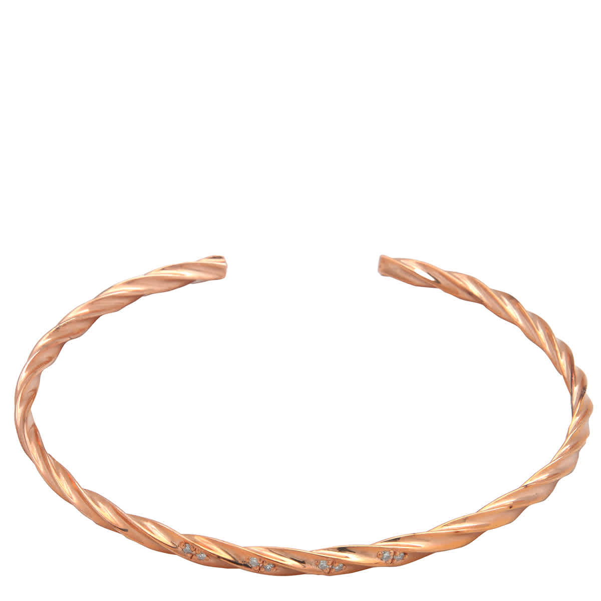 Diamanti Per Tutti Fate Rose Gold-Plated Diamond Cuff Size XX 80$