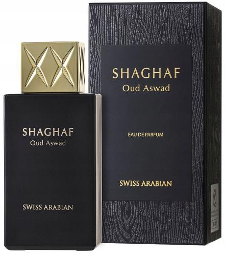 Swiss Arabian Unisex Shaghaf Oud Aswad EDP Spray 2.5 oz Fragrances 6295124030475