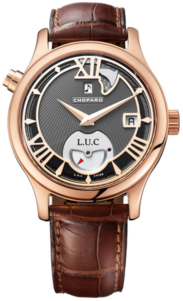 Chopard 18k Rose Gold LUC Mens Watch 161912-5002 35165$