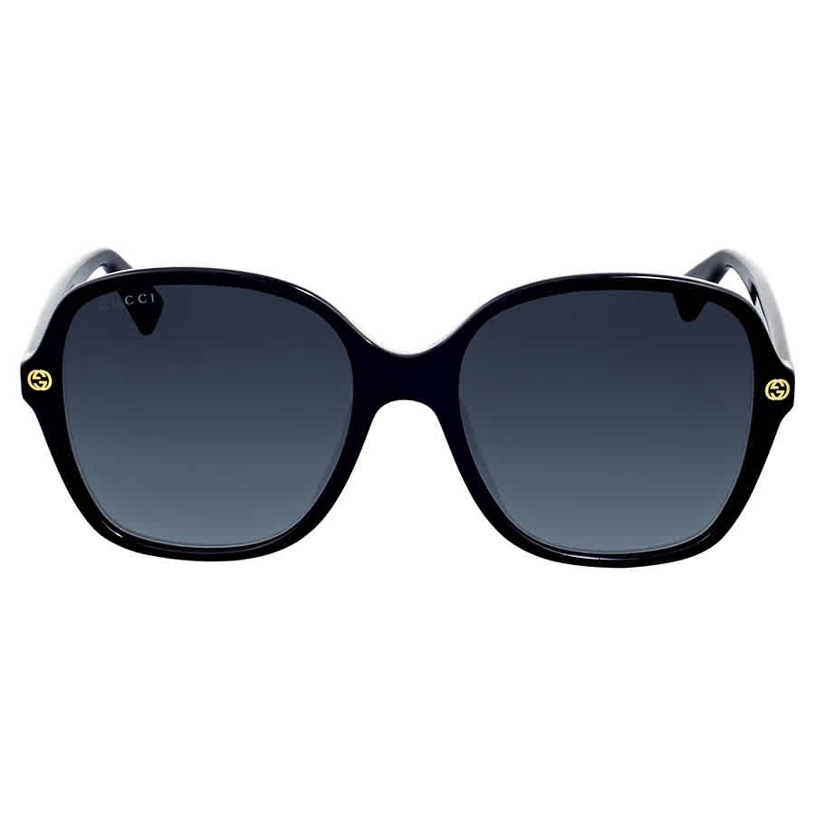 Gucci GG0092S 001 Women’s Sunglasses Black Size 55 - Free RX Lenses - Free RX Lenses
