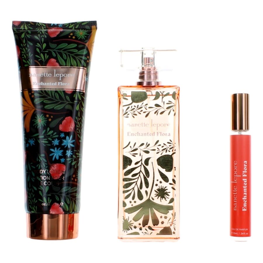 Nanette Lepore Ladies Enchanted Flora Gift Set Fragrances 810044120028 33$