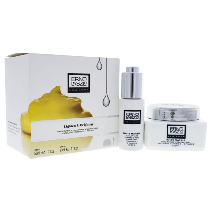 White Marble Dual Phase Vitamin C Peel by Erno Laszlo for Unisex - Pc .oz Dual Phase Vitamin C Peel