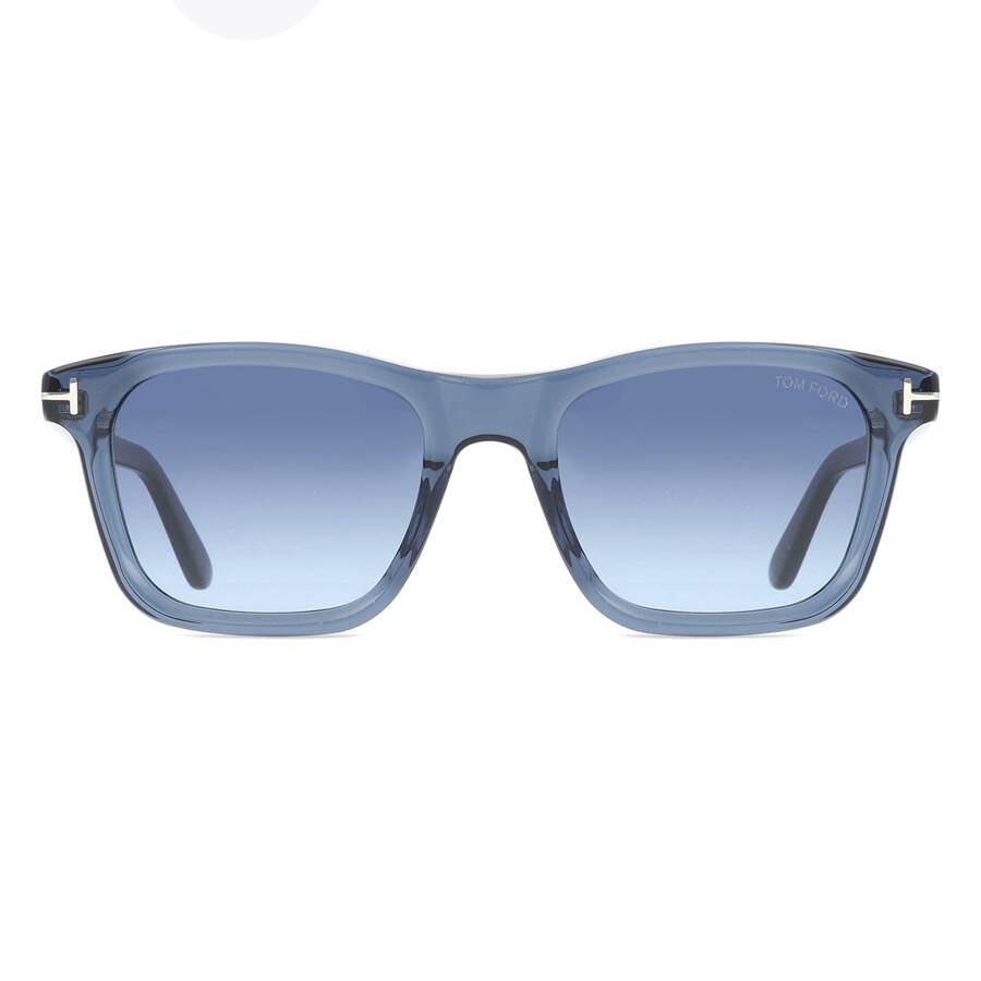 Tom Ford Blue Gradient Square Ladies Sunglasses FT1179 90W 54