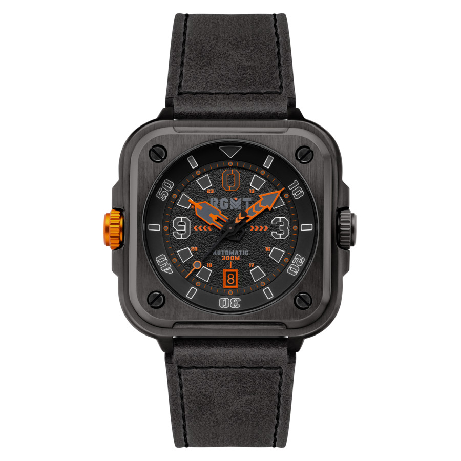 RGMT Pershing Automatic Black Dial Mens Watch RG-8066-03 239$