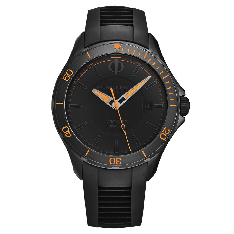Baume et Mercier Clifton Automatic Black Dial Mens Watch M0A10341