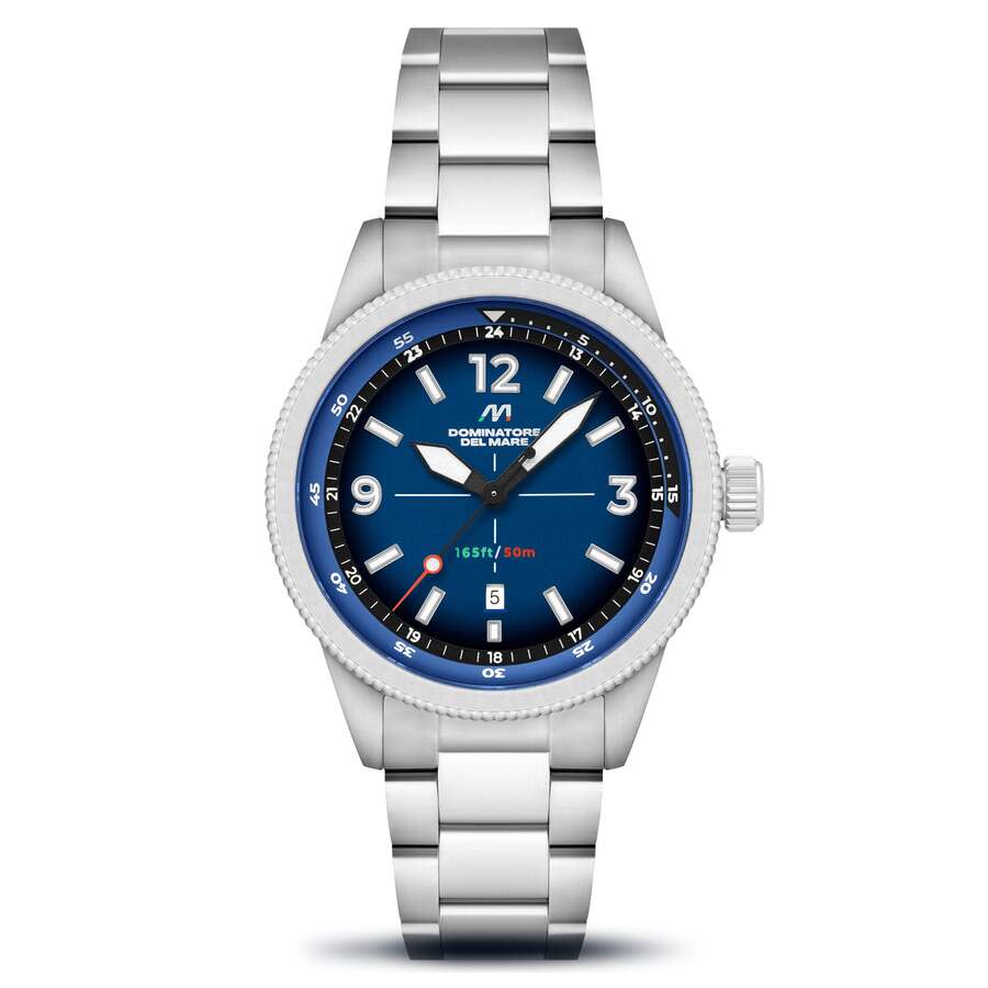Dominatore Del Mare Aviatore Quartz Blue Dial Mens Watch DD-8021-77