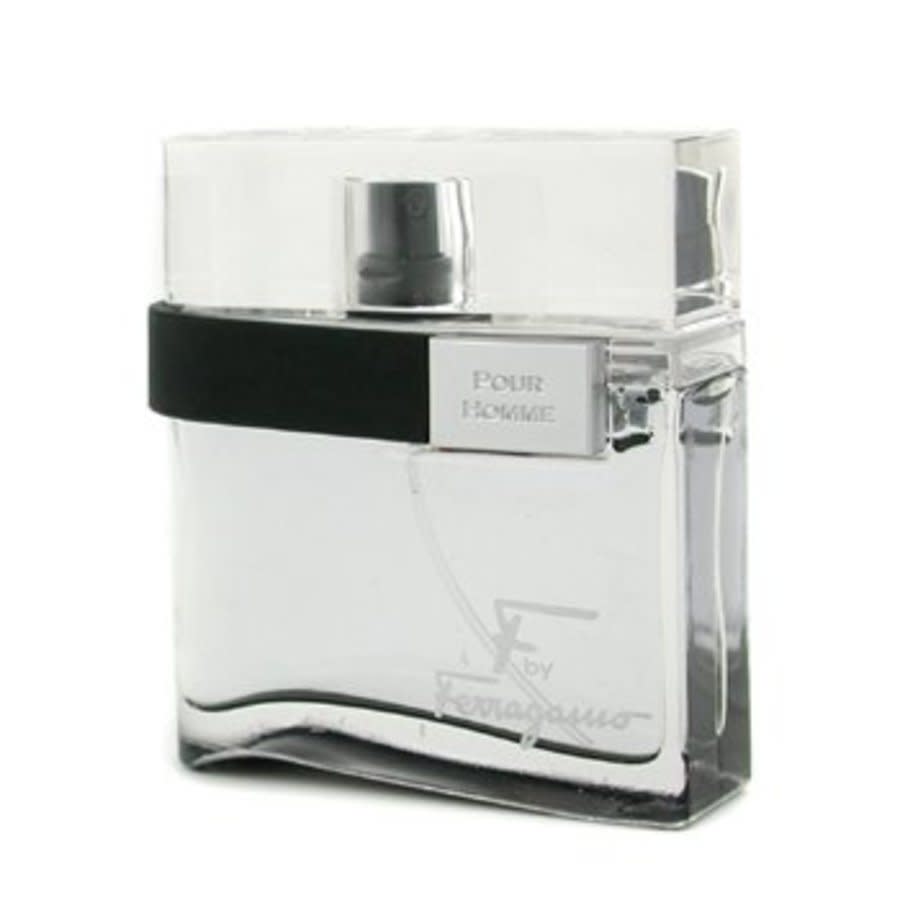 Salvatore Ferragamo Mens F Pour Homme Black EDT Spray 1.7 oz Fragrances 8032529118043