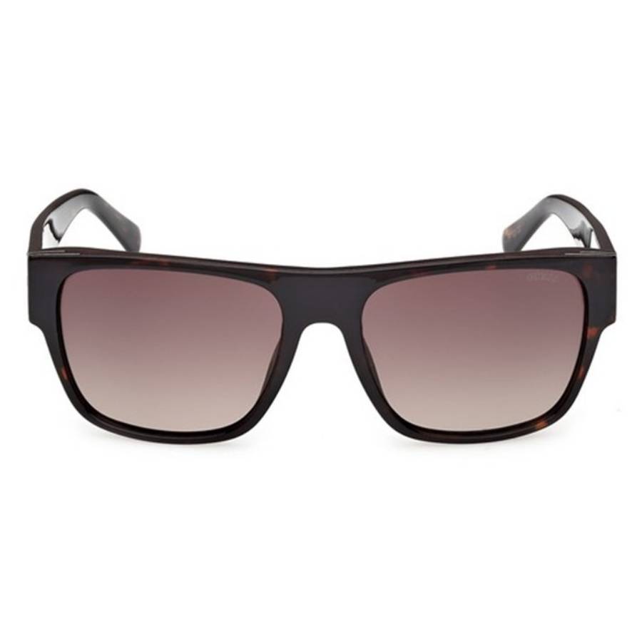 Guess Brown Gradient Square Mens Sunglasses GU00277 52F 58