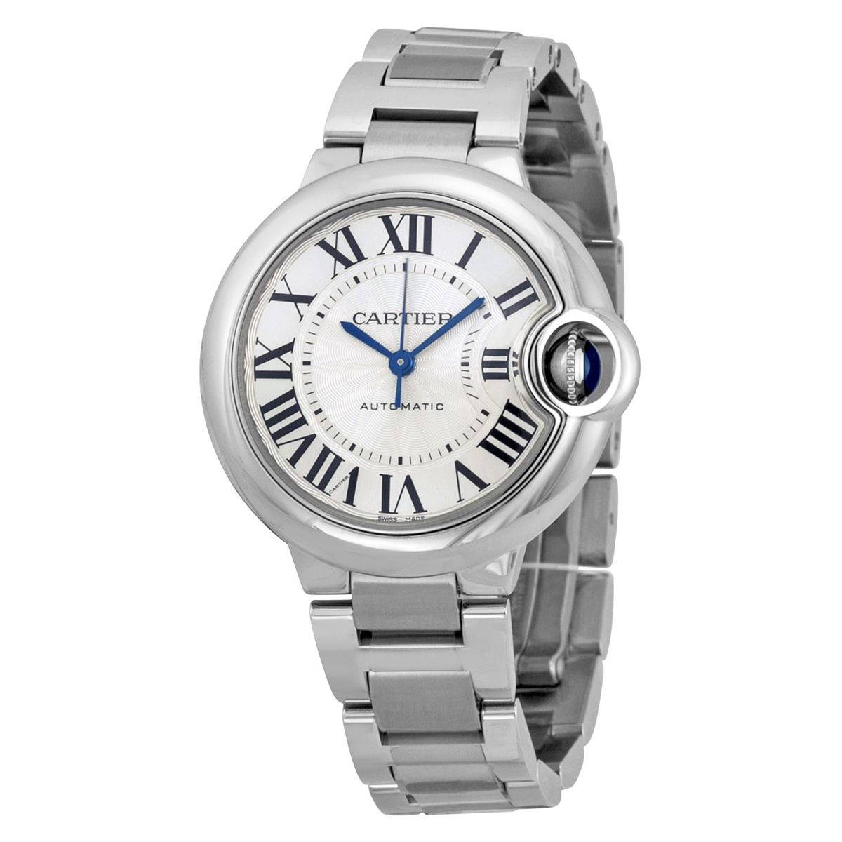 Cartier Ballon Bleu Automatic Silver Dial 33 mm Ladies Watch W6920071