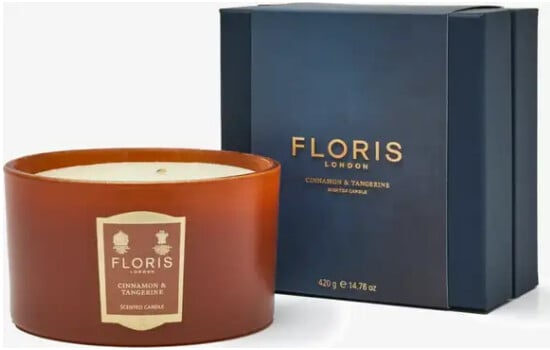 Floris Unisex Cinnamon Tangerine 14 oz Scented Candle 886266240233 115$