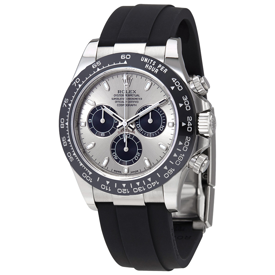 Preowned Rolex Oyster Perpetual Chronograph Tachymeter Steel Dial Mens Watch 116519LN