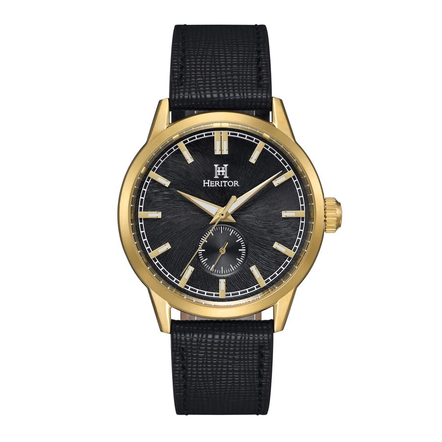 Heritor Argento Automatic Black Dial Mens Watch HERHS3803 132$